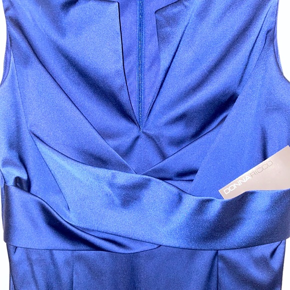 Beautiful Blue Dress by Donna Ricco NEW w/tags - Picture 8 of 15